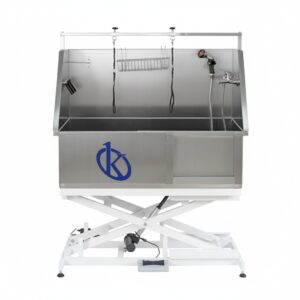 Baignoire électrique pour animaux en acier inoxydable avec système de levage YR06607