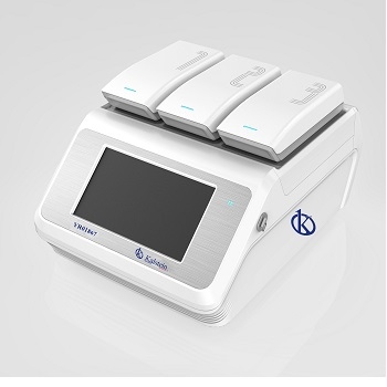 Three-block touch screen PCR thermal cycler